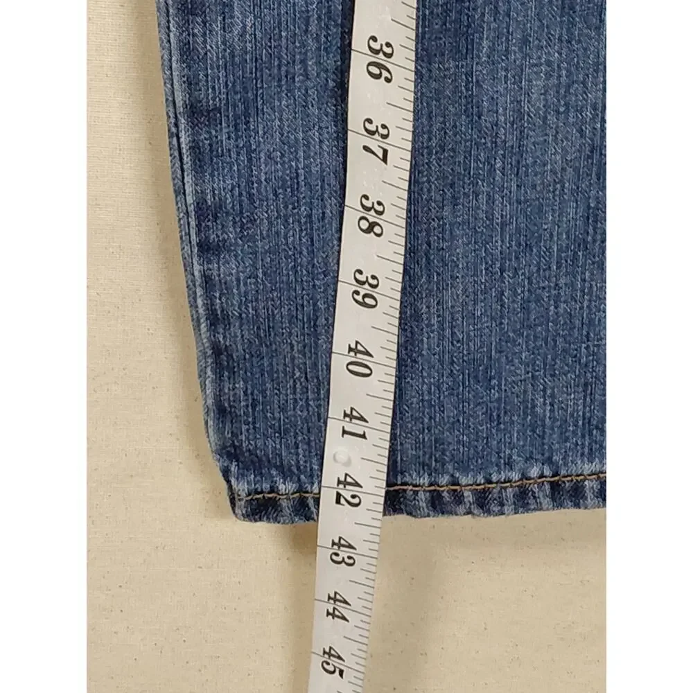 Wrangler Retro Blue Medium Wash Straight Leg Jeans Men Size W34 L32